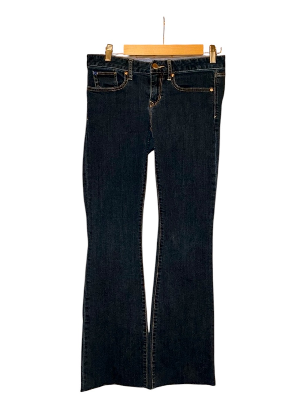 Gap Curvy Bootcut Jeans Dark Wash Blue Denim Stretch size 27/4R style 673948